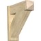 Ekena Millwork Traditional Rough Sawn Arts and Crafts Outlooker, Douglas Fir, 8"W x 24"D x 24"H OUT08X24X24TRA03RDF - alternate 1